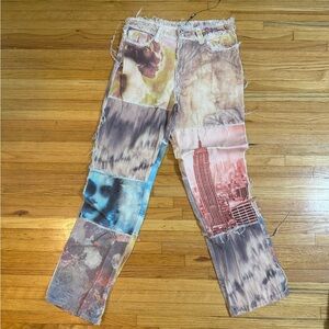 Jaded London multicolor boyfriend jeans